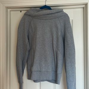 lululemon women’s hoodie, size 12, excellent condition, heathered grey